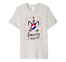 Ladda upp bild till gallerivisning, Kids T Shirt America is magical-Unicorn 4th of July Flag Day 1761785