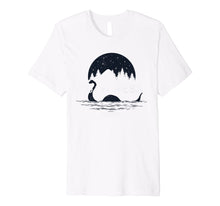 Ladda upp bild till gallerivisning, Funny shirts V-neck Tank top Hoodie sweatshirt usa uk au ca gifts for Loch Ness Monster Swimming By Moonlight Premium T-Shirt 2220560