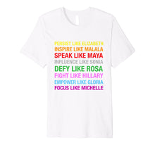 Ladda upp bild till gallerivisning, Funny shirts V-neck Tank top Hoodie sweatshirt usa uk au ca gifts for Powerful Strong Women Shirt - Defy like Rosa Speak like Maya 4201744