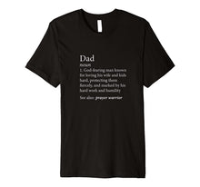 Ladda upp bild till gallerivisning, Mens Christian Dad Definition Father's Day Shirt 143349