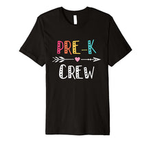 Ladda upp bild till gallerivisning, Pre-K Crew For Pre-K Teacher T Shirt Back To School 392853