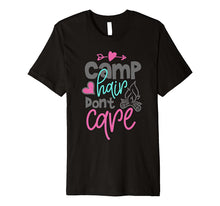 Ladda upp bild till gallerivisning, Funny Camp hair don't care Camping lover Camper women Shirt 584265