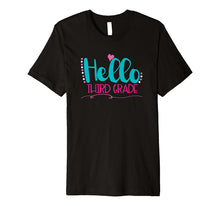 Ladda upp bild till gallerivisning, Hello Third Grade Cute T-Shirt 3rd Grade Back To School 4668873