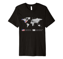Ladda upp bild till gallerivisning, Countries that have landed on the Moon - Proud American Flag Premium T-Shirt 1024328