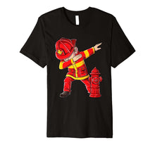 Ladda upp bild till gallerivisning, Funny shirts V-neck Tank top Hoodie sweatshirt usa uk au ca gifts for Dabbing Firefighter T shirt Kids Boys Men Funny Dab Tee Gift 265002