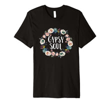 Ladda upp bild till gallerivisning, Funny shirts V-neck Tank top Hoodie sweatshirt usa uk au ca gifts for Gypsy Soul Funny Saying Floral Design Graphic T Shirt 2233291