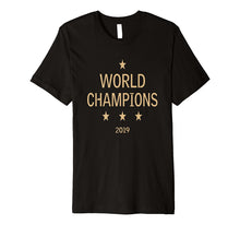 Ladda upp bild till gallerivisning, US women's soccer team win world champions four title 2019 Premium T-Shirt 109120