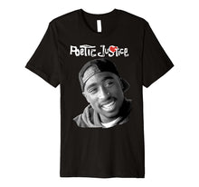 Ladda upp bild till gallerivisning, Poetic Justice Tupac Smiling Portrait Premium T-Shirt 114546