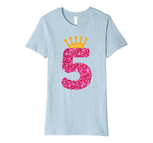 Ladda upp bild till gallerivisning, Happy Birthday Shirt, Girls 5th Party 5 Years Old Bday 518529