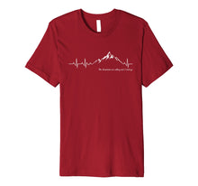 Ladda upp bild till gallerivisning, Funny shirts V-neck Tank top Hoodie sweatshirt usa uk au ca gifts for The Mountains are calling and I must go heart beat tshirt 1059317