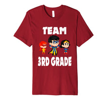 Ladda upp bild till gallerivisning, Team Third Grade SuperHero T-Shirt, Back To School Gift 1677639