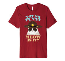 Ladda upp bild till gallerivisning, Funny shirts V-neck Tank top Hoodie sweatshirt usa uk au ca gifts for super state trooper cat shirt - not so funny meow is it gift Premium T-Shirt 1539828