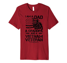 Ladda upp bild till gallerivisning, Mens I Am A Dad A Grandpa And A Vietnam Veteran TShirt Cool Gift 167640