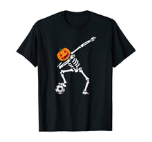 Ladda upp bild till gallerivisning, Funny Halloween Costume Dabbing Skeleton Soccer Gift T-Shirt 250144