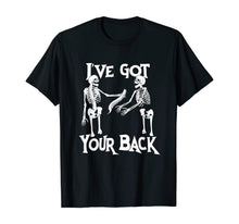 Ladda upp bild till gallerivisning, Halloween I Got Your Back Skeleton T-Shirt 289856