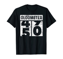 Ladda upp bild till gallerivisning, Oldometer Odometer Funny 50th Birthday Gift 50 yrs Old Joke T-Shirt 336557