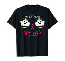 Ladda upp bild till gallerivisning, Breast Cancer Awareness Funny Check your Boo bees women T-Shirt 111403