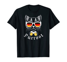 Ladda upp bild till gallerivisning, Oktoberfest T Shirt Funny Prost Pun Purrost Cat 166504