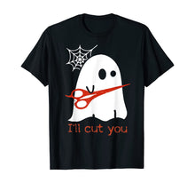 Ladda upp bild till gallerivisning, Halloween Ghost I'll Cut You Shirt Boo I Will Cut T-Shirt 133943