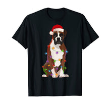 Ladda upp bild till gallerivisning, Funny shirts V-neck Tank top Hoodie sweatshirt usa uk au ca gifts for Boxer Dog Christmas Lights Xmas Dog Lover T-Shirt 1026238