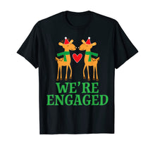 Ladda upp bild till gallerivisning, Funny shirts V-neck Tank top Hoodie sweatshirt usa uk au ca gifts for Christmas Engagement We're Engaged Reindeer Gifts T-Shirt 1115371