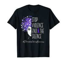 Ladda upp bild till gallerivisning, Stop Violence End Silence T-Shirt Domestic Violence Support T-Shirt 97589