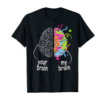 Ladda upp bild till gallerivisning, Neurodiversity brain Gift idea for Dyslexia ADHD Autism ASD T-Shirt 624242