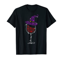 Ladda upp bild till gallerivisning, Funny Witch Wine Tshirt Halloween Tee Womens Wine lover Gift 115751