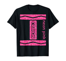 Ladda upp bild till gallerivisning, Neon Pink Crayon Halloween Couple Friend Group Costume Shirt 80885