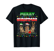 Ladda upp bild till gallerivisning, Funny shirts V-neck Tank top Hoodie sweatshirt usa uk au ca gifts for German Shepherd Dog Tree Christmas Sweater Xmas Dogs Gifts T-Shirt 897453