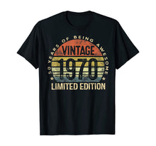 Ladda upp bild till gallerivisning, 50 Year Old Gifts Vintage 1970 Limited Edition 50th Birthday T-Shirt-145786