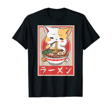 Ladda upp bild till gallerivisning, Kawaii Neko Ramen Cute Ramen Cat Japanese Noodle Funny Anime TShirt261156