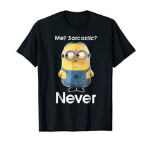 Ladda upp bild till gallerivisning, Despicable Me Minions Me Sarcastic Never Graphic T-Shirt 185800