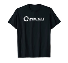 Ladda upp bild till gallerivisning, Portal 2 Aperture Lab Logo t-shirt - PTL064