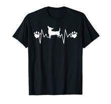 Ladda upp bild till gallerivisning, Funny shirts V-neck Tank top Hoodie sweatshirt usa uk au ca gifts for CHIWEENIE DOG LOVE T-SHIRT, Heartbeat Paw Gift Shirt 2781675