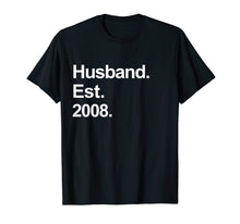 Ladda upp bild till gallerivisning, Funny shirts V-neck Tank top Hoodie sweatshirt usa uk au ca gifts for Mens 11th Wedding Anniversary Gifts - Husband Est 2008 Shirt 2076875