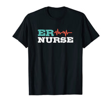 Ladda upp bild till gallerivisning, Funny shirts V-neck Tank top Hoodie sweatshirt usa uk au ca gifts for ER Nurse Cool Heartbeat T Shirt 2196612