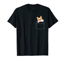 Ladda upp bild till gallerivisning, Funny shirts V-neck Tank top Hoodie sweatshirt usa uk au ca gifts for Funny Dog Lover Gifts T-shirt Cute Corgi Puppy Pocket Shirt 2265388