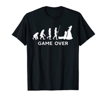 Ladda upp bild till gallerivisning, Funny shirts V-neck Tank top Hoodie sweatshirt usa uk au ca gifts for Game Over Wedding Groom Bachelor T-Shirt Funny Evolution 2598657