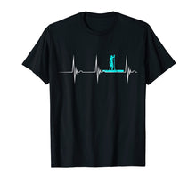 Ladda upp bild till gallerivisning, Funny shirts V-neck Tank top Hoodie sweatshirt usa uk au ca gifts for SUP Stand Up Paddle Heartbeat Paddling EKG Pulseline T-Shirt 303281
