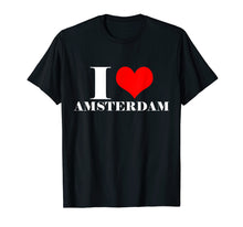 Ladda upp bild till gallerivisning, Funny shirts V-neck Tank top Hoodie sweatshirt usa uk au ca gifts for I Love Amsterdam T Shirt , I Heart Amsterdam Tee Holland 3653191