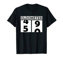Ladda upp bild till gallerivisning, Funny shirts V-neck Tank top Hoodie sweatshirt usa uk au ca gifts for Mens Funny Oldometer 50th Birthday Counting Shirt 4158267