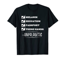 Ladda upp bild till gallerivisning, Funny shirts V-neck Tank top Hoodie sweatshirt usa uk au ca gifts for Melanin Education Passport These Hands Black People T Shirt 2728280
