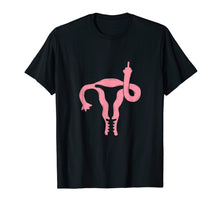 Ladda upp bild till gallerivisning, Uterus Shows Middle Finger Feminist Feminism Gift