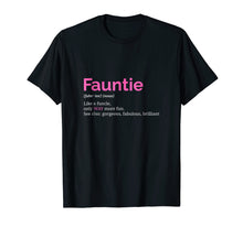 Ladda upp bild till gallerivisning, Fauntie Tshirt Auntie T Shirt Funny Aunt Gift Favorite Tee