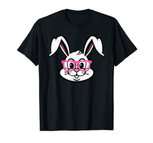 Ladda upp bild till gallerivisning, Funny shirts V-neck Tank top Hoodie sweatshirt usa uk au ca gifts for Cute Bunny Rabbit Pink Glasses Funny Hipster Easter Tshirt 3942442