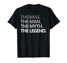 Ladda upp bild till gallerivisning, Funny shirts V-neck Tank top Hoodie sweatshirt usa uk au ca gifts for Mens Thomas The Man Myth Legend T Shirt Father's Day Gift Dad 4244571