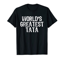 Ladda upp bild till gallerivisning, World's Greatest Tata Funny Gift Cool Father's Day T-Shirt 1449796