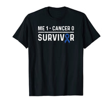 Ladda upp bild till gallerivisning, Funny shirts V-neck Tank top Hoodie sweatshirt usa uk au ca gifts for Colon Cancer Awareness Products Blue Ribbon Survivor T-Shirt 1597430