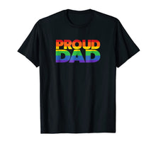 Ladda upp bild till gallerivisning, Gay Pride Shirt Proud Dad LGBT parent t-shirt Father's Day 50291
